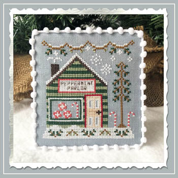 Snow Village 4 - Peppermint Parlor - Country Cottage Needleworks