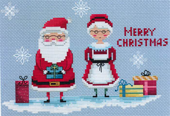 Couple De Noel - Les Petites Croix De Lucie