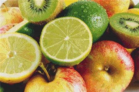 Assorted Fruit - X Squared Cross Stitch