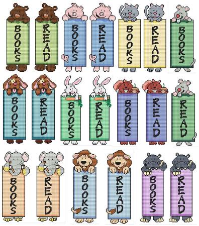 Critter Bookmarks - Cross Stitch Wonders