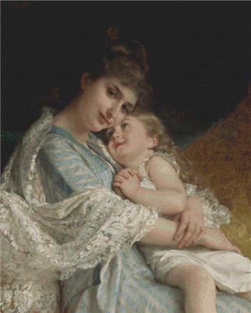 A Tender Embrace - X Squared Cross Stitch