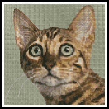 Mini Bengal Cat - Artecy Cross Stitch