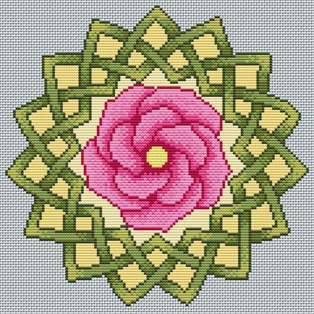 Rose Mandala - Artists Alley