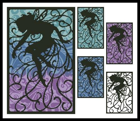 Fairy Silhouette 1 - Artecy Cross Stitch
