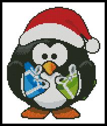 Mini Christmas Penguin - Artecy Cross Stitch