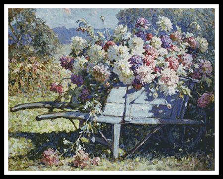 Barrow Of Blooms - Artecy Cross Stitch