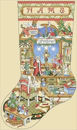 Crafter's Corner Stocking - Kooler Design Studio