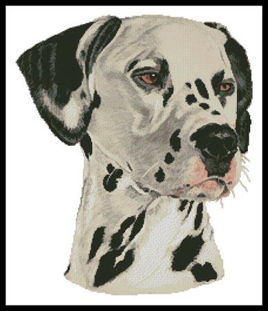 Dalmatian Painting - Artecy Cross Stitch
