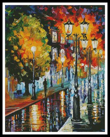 After A Night Rain (Large) - Artecy Cross Stitch