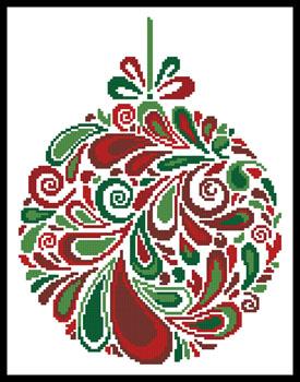 Colourful Christmas Bauble 5 - Artecy Cross Stitch