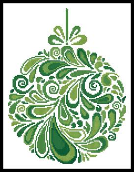 Colourful Christmas Bauble 6 - Artecy Cross Stitch