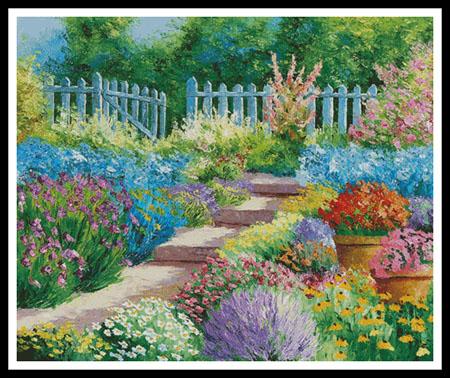 Flowers Of The Garden (Large) - Artecy Cross Stitch