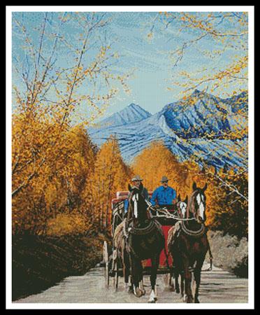 Sierra Stagecoach - Artecy Cross Stitch