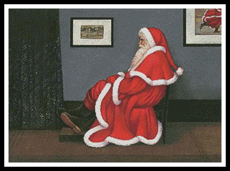 Whistler's Father Christmas - Artecy Cross Stitch