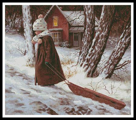 Fun In The Snow - Artecy Cross Stitch