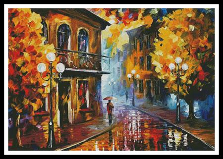 Fall Rain 2 (Large) - Artecy Cross Stitch