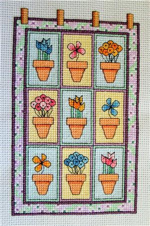 Quilted Flowers - Rogue Stitchery