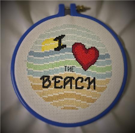 Love The Beach - Rogue Stitchery