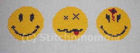 Smiley Trio - Stitchnmomma