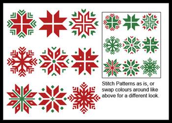 Christmas Snowflake Set 1 - Artecy Cross Stitch