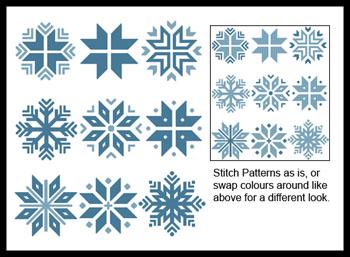 Christmas Snowflake Set 2 - Artecy Cross Stitch