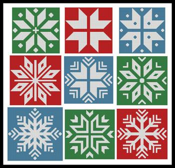 Christmas Snowflake Set 3 - Artecy Cross Stitch