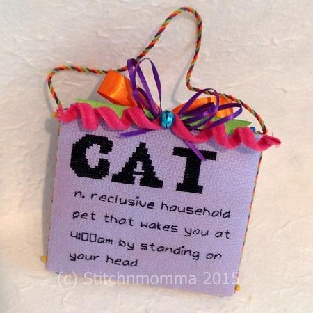 Modern Dictionary: Cat - Stitchnmomma