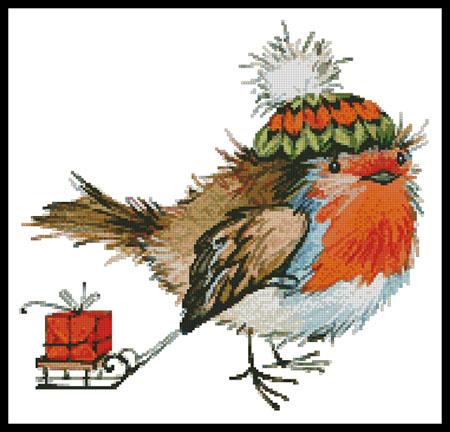 Christmas Bird - Artecy Cross Stitch