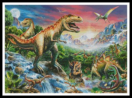 Jurassic Landscape - Artecy Cross Stitch