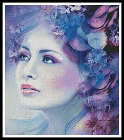 Lady Lilac - Artecy Cross Stitch