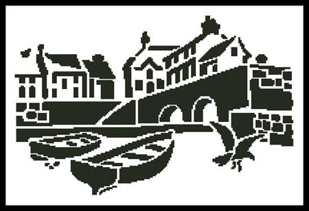 Landscape Silhouette 1 - Artecy Cross Stitch