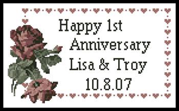 Anniversary Sampler - Artecy Cross Stitch