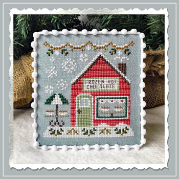 Snow Village 5 - Frozen Hot Chocolate Shop - Country Cottage Needleworks