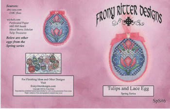 Tulips And Lace Egg - Frony Ritter Designs