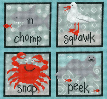 Sea Creatures Squares - Imaginating