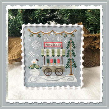 Snow Village 6 - Popsicle Cart - Country Cottage Needleworks