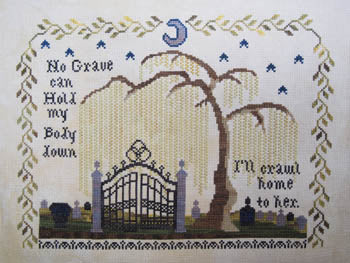 Roladex Mourning Sampler - Bendy Stitchy Designs