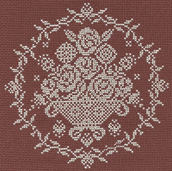 Rose Lace Bouquet - Cross-Point Designs