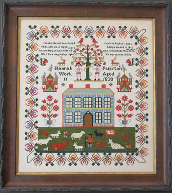 Hannah Peniston 1830 - Queenstown Sampler Designs