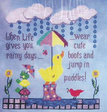 Life Lesson Puddles - Sister Lou Stitches