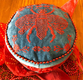 Royal Red Bee Drum - Dames of the Needle