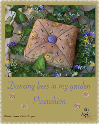 Dancing Bees In My Garden Pincushion - MTV Designs