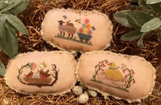 Spring Eggs VI - Homespun Elegance