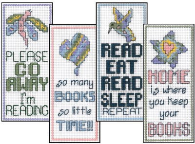 Folk Art Bookmarks - Xs and Ohs