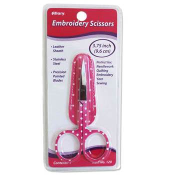 Allary Embroidery Pink Dot Scissors
