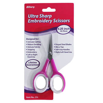 Allary Embroidery Pink Scissors