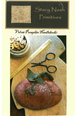 Velvet Pumpkin Needle Book - Stacy Nash Primitives