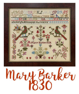 Miss Mary Barker 1830 - Just Stitching Along