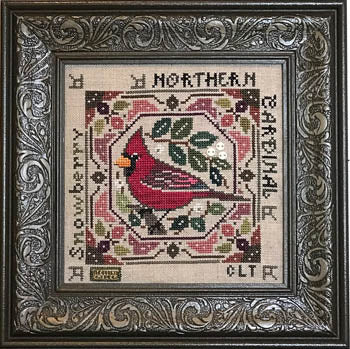Northern Cardinal: Birdie And Berries Series - Tellin Emblem