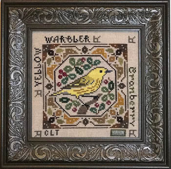 Yellow Warbler: Birdie And Berries Series - Tellin Emblem